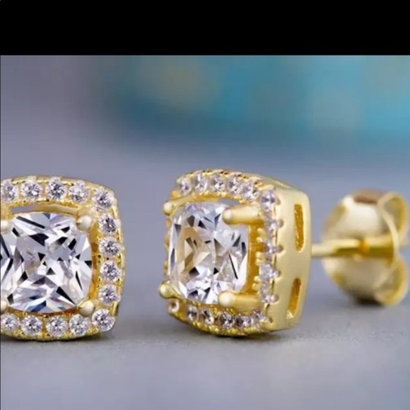 925 Sterling silver sparkly and shiny Earring - Picture 5 of 5